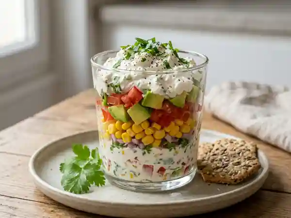 Pyramide Aztèque au Carré Frais : Recette Fraîcheur et Croquante - Photo de présentation