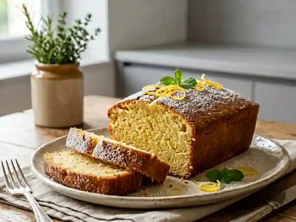 Quatre-quarts moelleux au citron : recette facile et gourmande - Photo de présentation