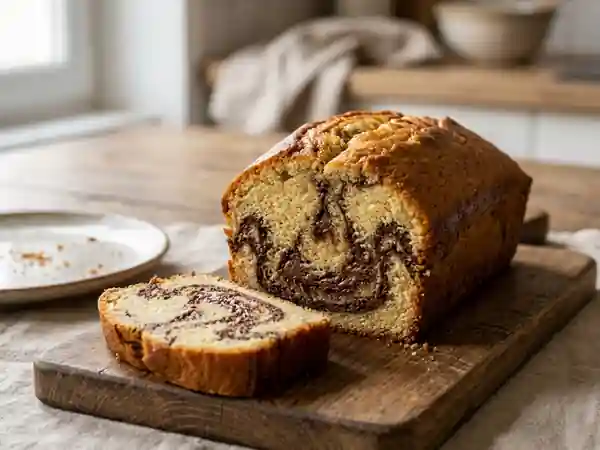 Quatre-quarts moelleux au Nutella fondant - Photo de présentation