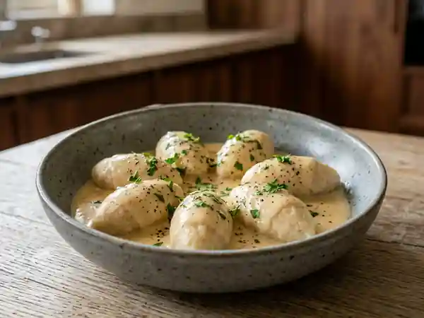 Quenelles de farine maison : recette facile et savoureuse - Photo de présentation