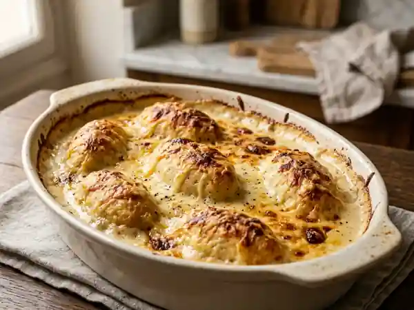 Quenelles de brochet gratinées et moelleuses - Photo de présentation