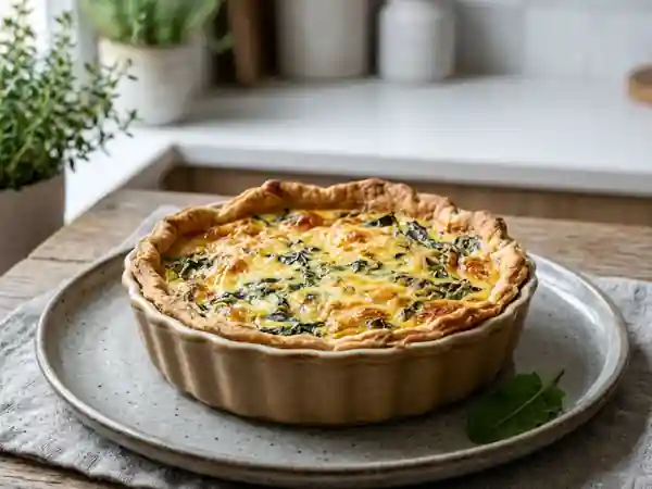 Quiche à l'oseille fondante et acidulée - Photo de présentation