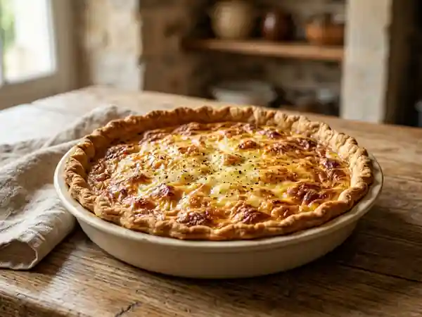 Quiche au fromage maison facile et savoureuse - Photo de présentation