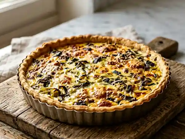 Quiche Fondante aux Poireaux Confits - Photo de présentation