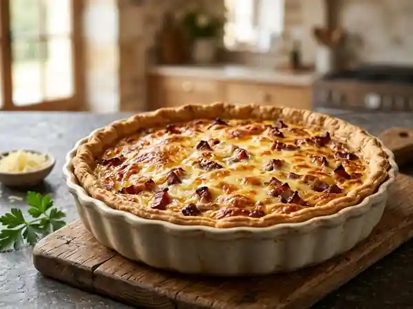 Quiche Comtoise Traditionnelle : Recette Facile et Savoureuse - Photo de présentation
