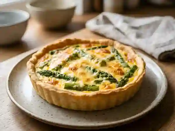 Quiche aux asperges vertes - Photo de présentation