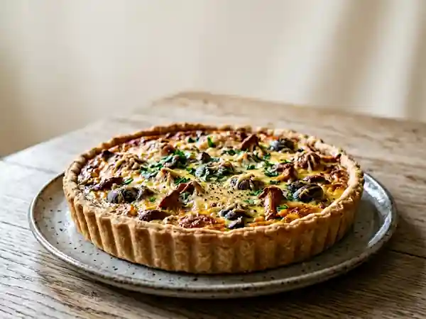 Quiche Solognote aux Escargots et Girolles : Recette Authentique et Gourmande - Photo de présentation