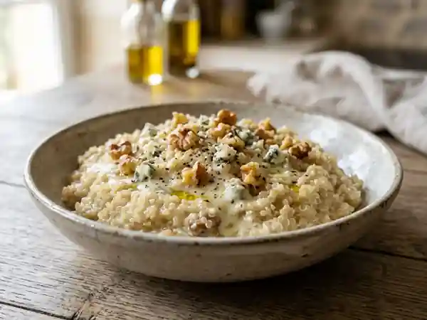 Quinoa Crémeux au Roquefort et Noix - Photo de présentation