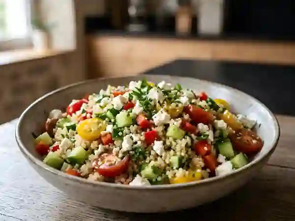 Quinoa Frais au Concombre et Feta Fondante - Photo de présentation
