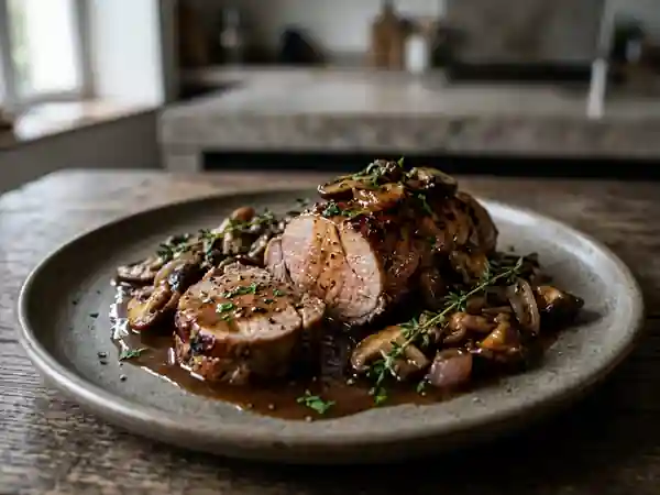 Râble de lièvre aux champignons en papillote : recette gourmande et facile - Photo de présentation