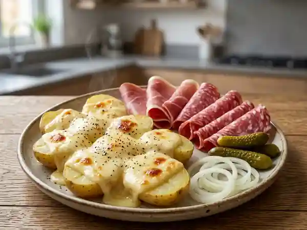 Raclette rapide et savoureuse pour une personne - Photo de présentation