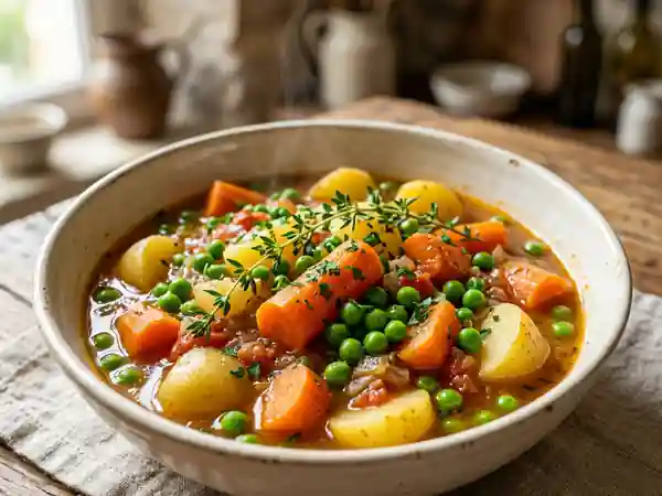 Mijoté de légumes nouveaux au thym frais - Photo de présentation
