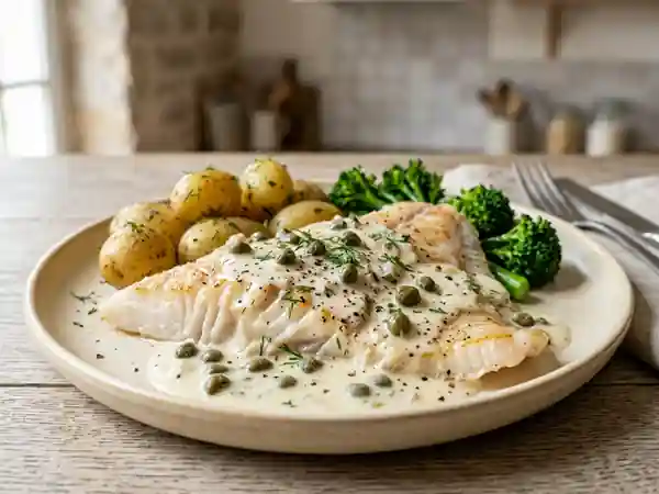 Raie Fondante et sa Sauce Blanche aux Câpres - Photo de présentation