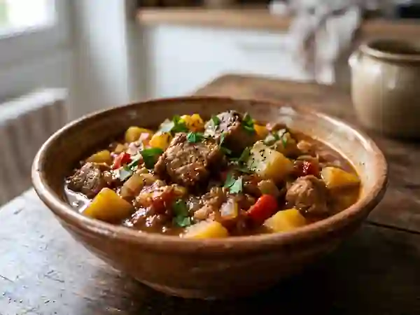 Rancho : Ragoût de Porc Fondant à l'Espagnole - Photo de présentation