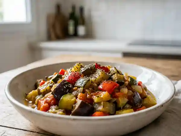 Ratatouille fondante aux herbes de Provence - Photo de présentation