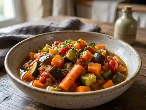 Ratatouille aux carottes et aromates - Photo de présentation