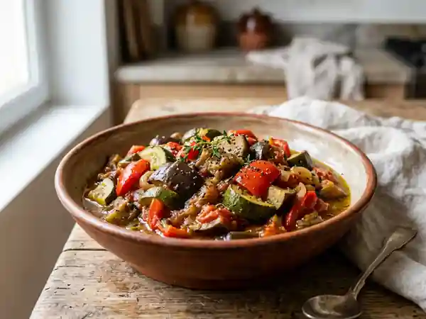 Ratatouille fondante aux herbes de Provence - Photo de présentation