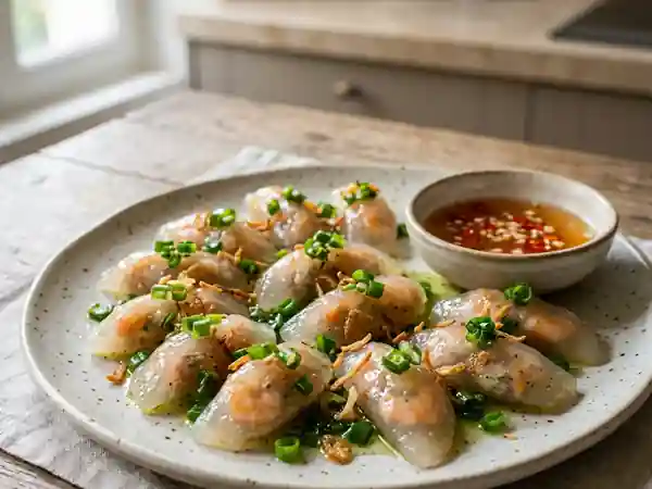 Recette Authentique de Banh Loc : Raviolis Vietnamiens aux Crevettes et Tapioca - Photo de présentation