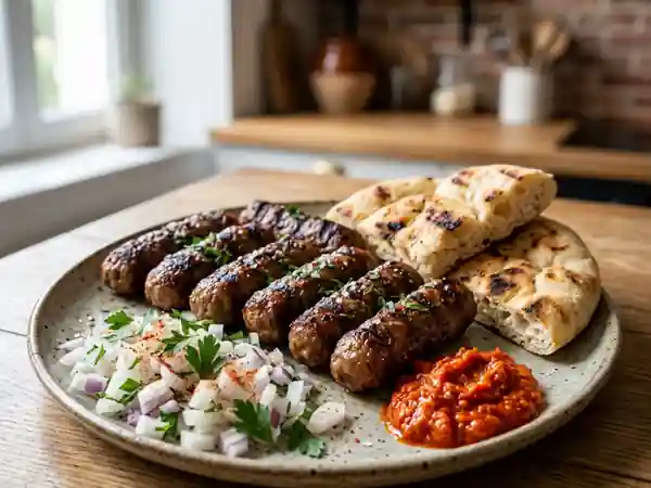 Cevapcici grillés, tendres et parfumés - Photo de présentation