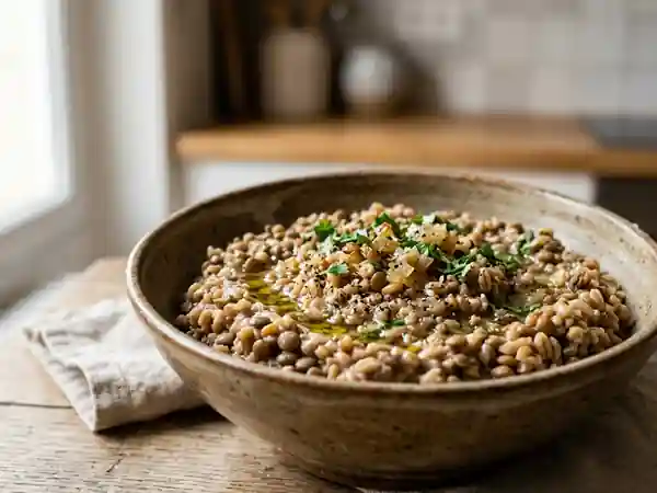 Hakuka : Blé et lentilles fondants à l'ancienne - Photo de présentation