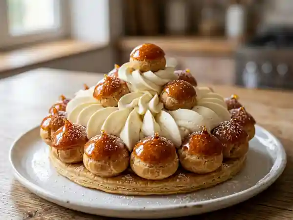 Crème Saint-Honoré fondante et choux craquants - Photo de présentation