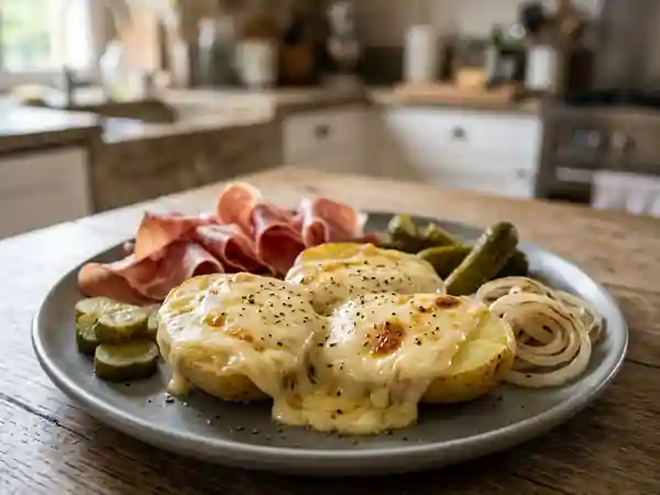 Recette Authentique de Raclette Savoureuse pour Une Personne - Photo de présentation