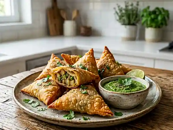 Recette Authentique de Samoussas Indiens Maison - Photo de présentation