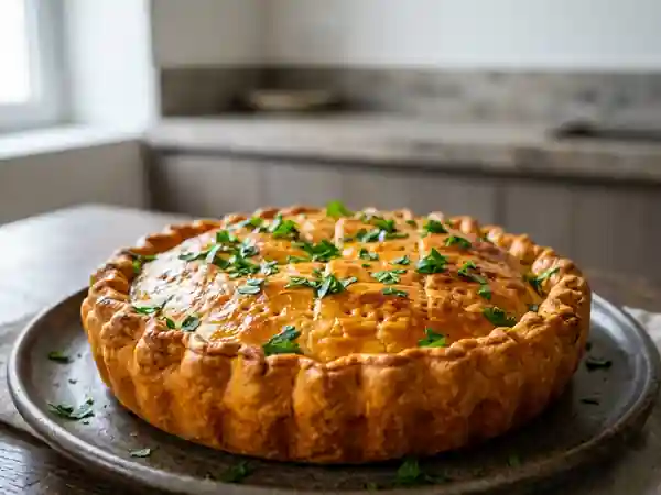 Recette Authentique de Tielle Sétoise : Tourte de Poulpe Épicée et Savoureuse - Photo de présentation