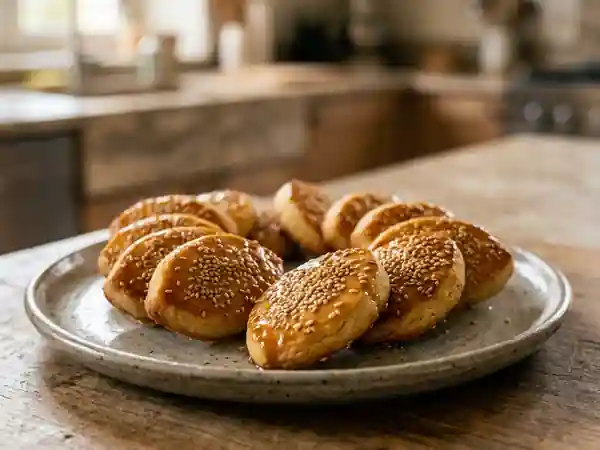 Dziriettes fondantes au miel et sésame - Photo de présentation