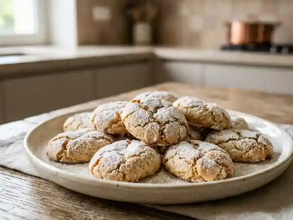 Ricciarelli moelleux à l'orange - Photo de présentation