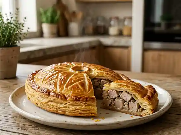 Pâté Lorrain : Feuilleté Fondant au Porc - Photo de présentation
