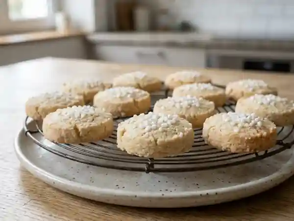 Mantecaos fondants à l'amande et vanille - Photo de présentation