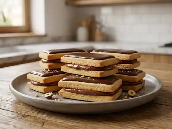 Napolitains Sablés au Cœur Noisette - Photo de présentation