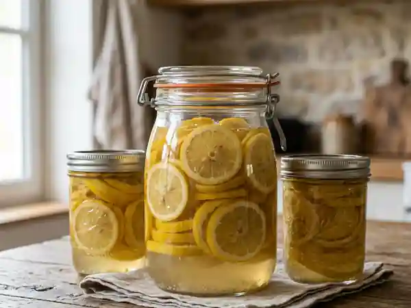 Citrons confits au sel : l'or jaune en bocal - Photo de présentation