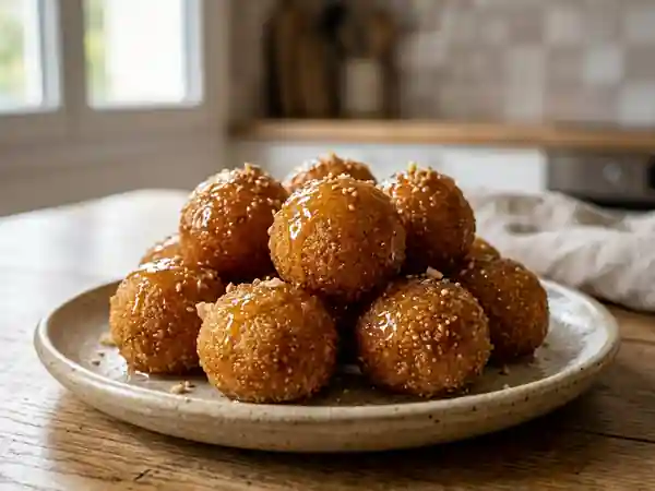 Recette traditionnelle de Chamia sucrée algérienne - Photo de présentation