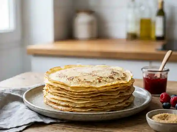 Recette traditionnelle de Crespèu breton : crêpes légères et savoureuses - Photo de présentation