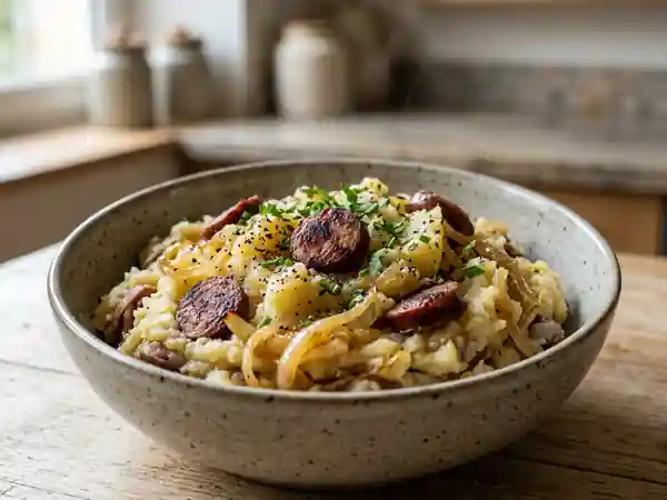 Écrasé de pommes de terre à l'andouille - Photo de présentation