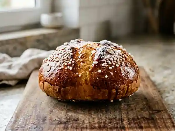 Recette traditionnelle de Mouna algérienne moelleuse et parfumée - Photo de présentation
