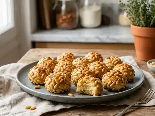 Panellets Moelleux aux Pignons - Photo de présentation