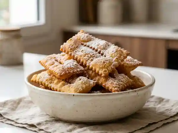 Recette traditionnelle des Merveilles croustillantes et dorées - Photo de présentation