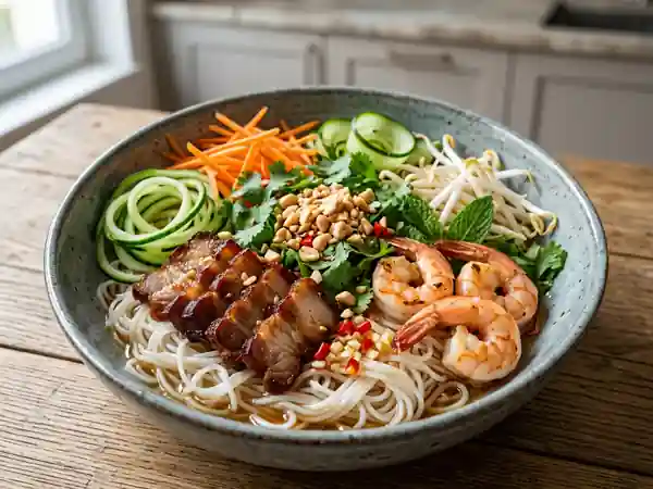 Recette traditionnelle du Tonkinois : savoureux plat vietnamien - Photo de présentation