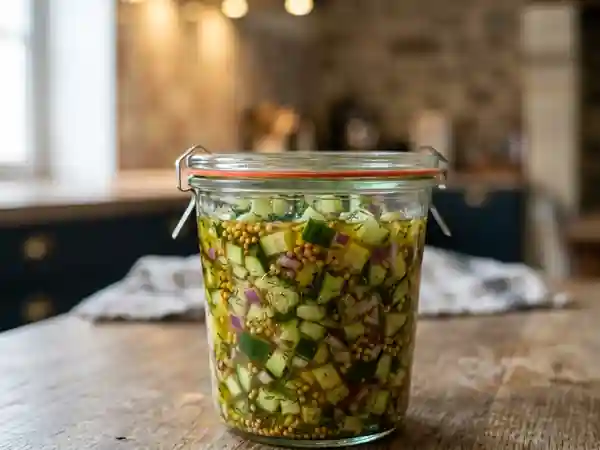 Relish de Concombre Frais : Recette Facile et Savoureuse - Photo de présentation