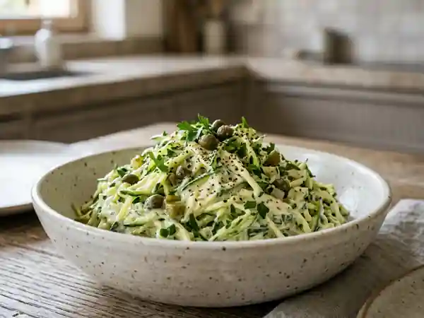 Rémoulade de courgettes fraîche et croquante - Photo de présentation