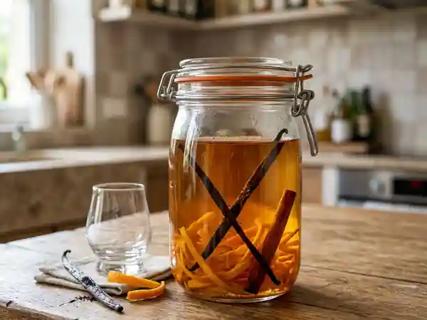Rhum arrangé à l'orange maison : recette facile et parfumée - Photo de présentation