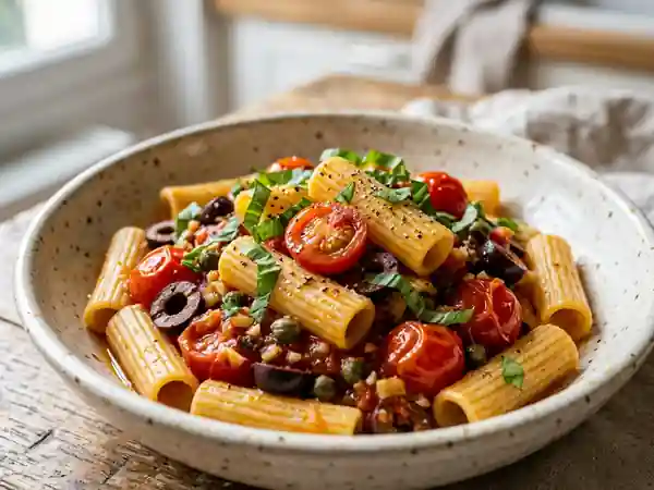 Rigatoni Fondants à la Méditerranéenne - Photo de présentation