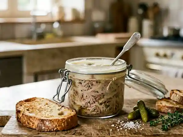 Rillettes de canard effilochées et onctueuses - Photo de présentation