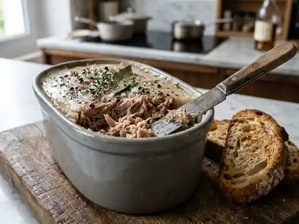 Rillettes de porc fondantes au cognac - Photo de présentation