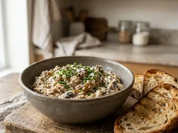 Rillettes de sardines fondantes à l'ail confit - Photo de présentation