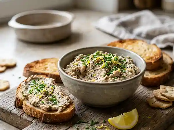 Rillettes de sardines onctueuses au citron - Photo de présentation
