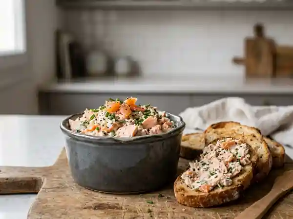 Rillettes de saumon au cognac fondantes - Photo de présentation